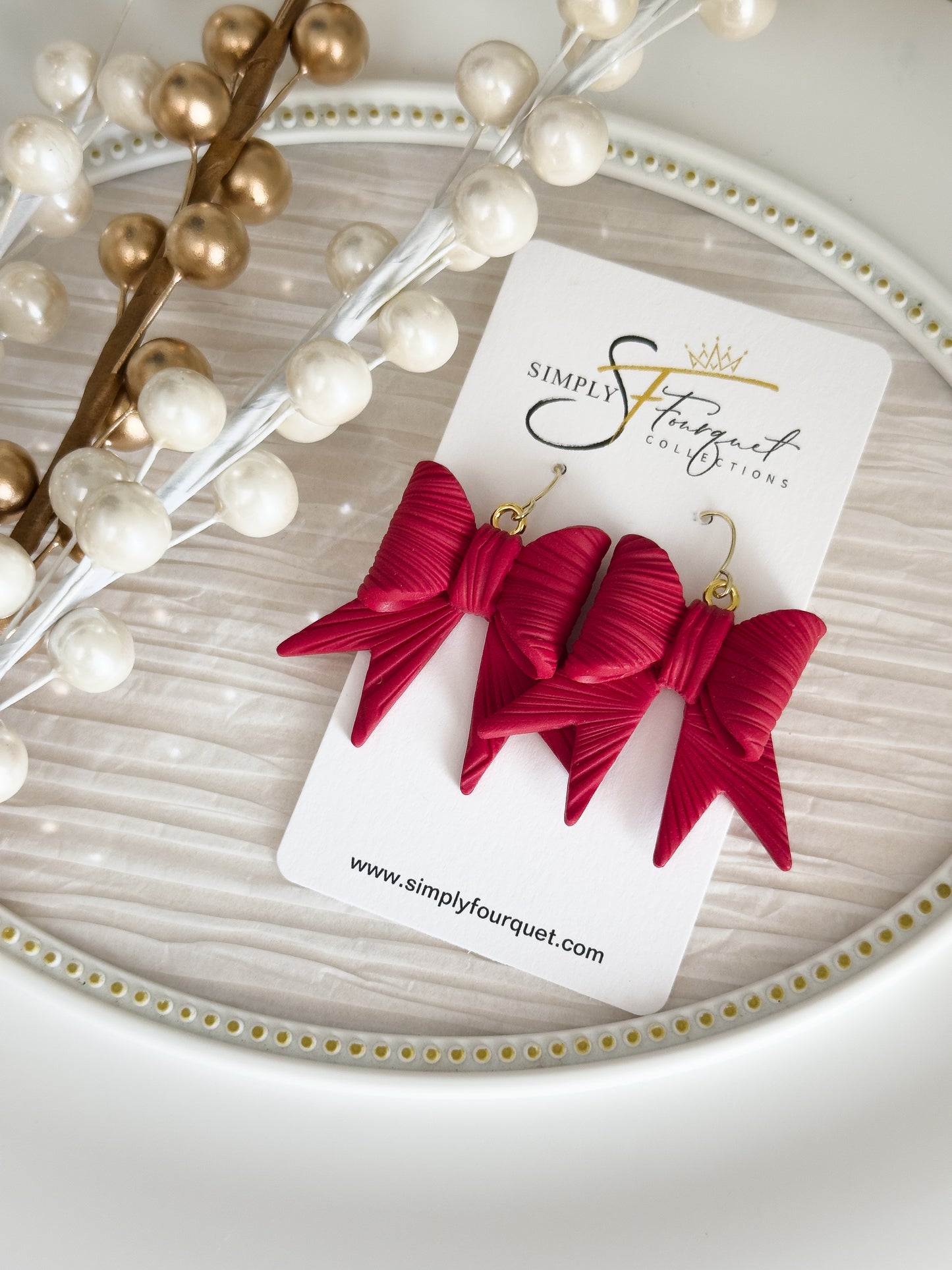 Simply Bow Earrings