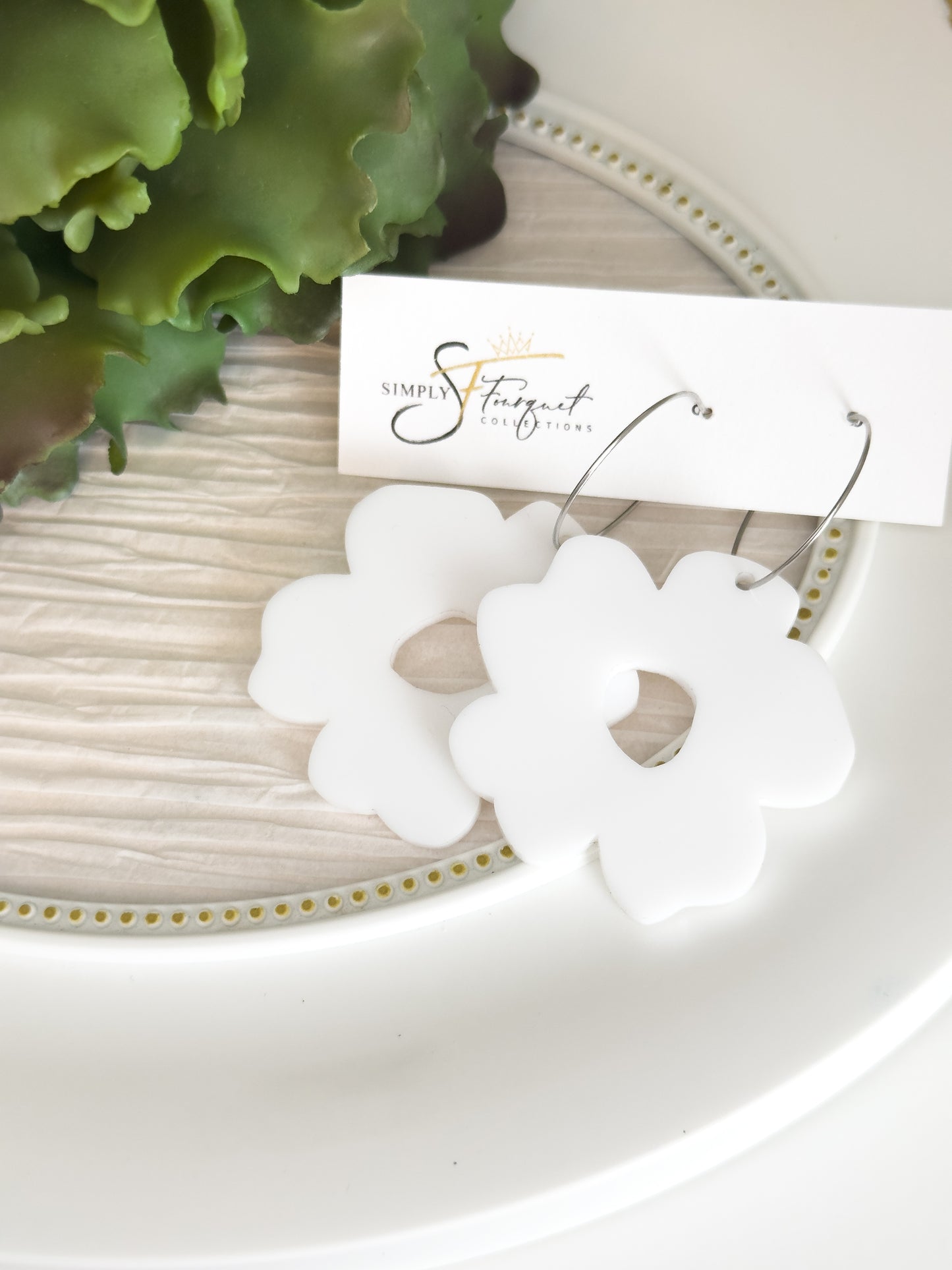 Simply Boho Flower Earrings