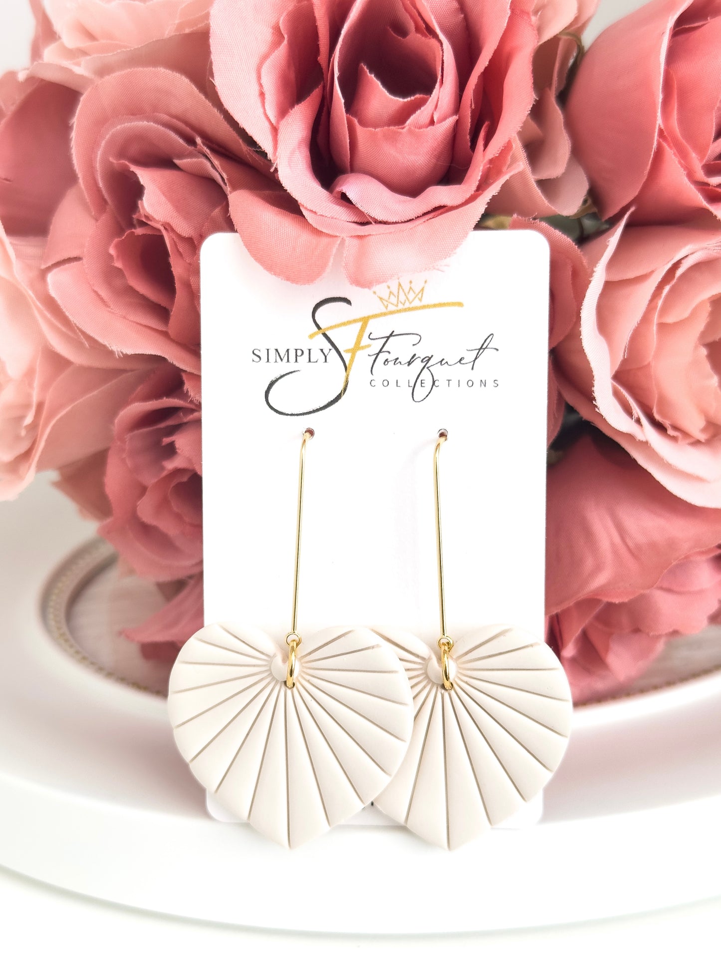 Heart Earrings (Multiple Colors)