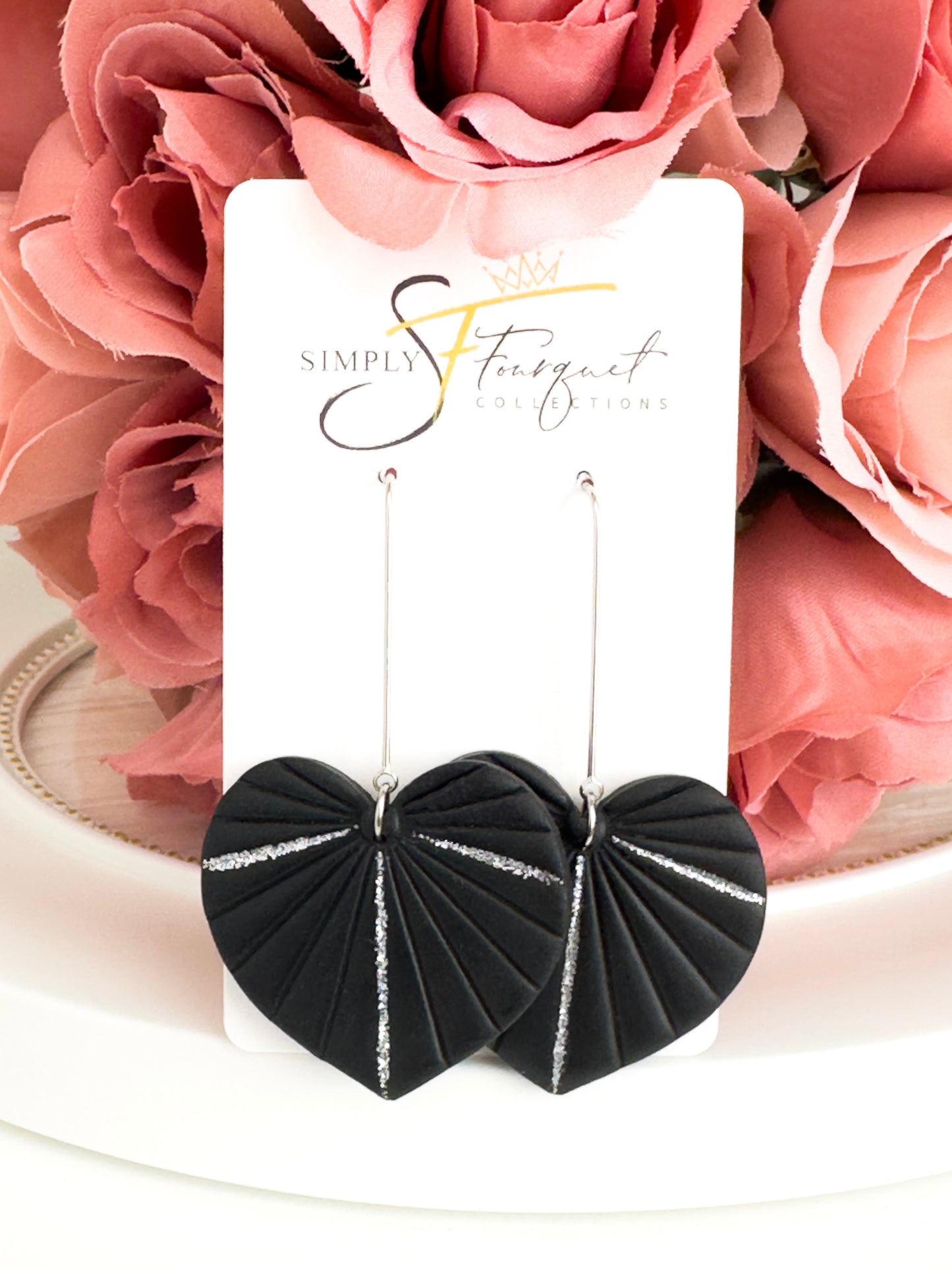 Heart Earrings (Multiple Colors)