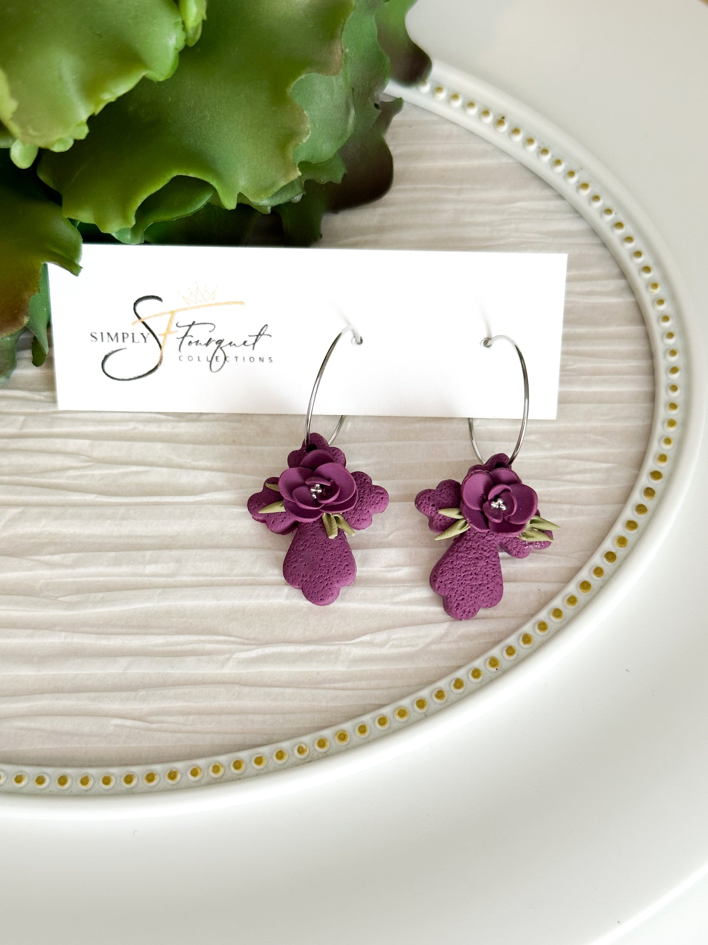 Simply Floral Cross