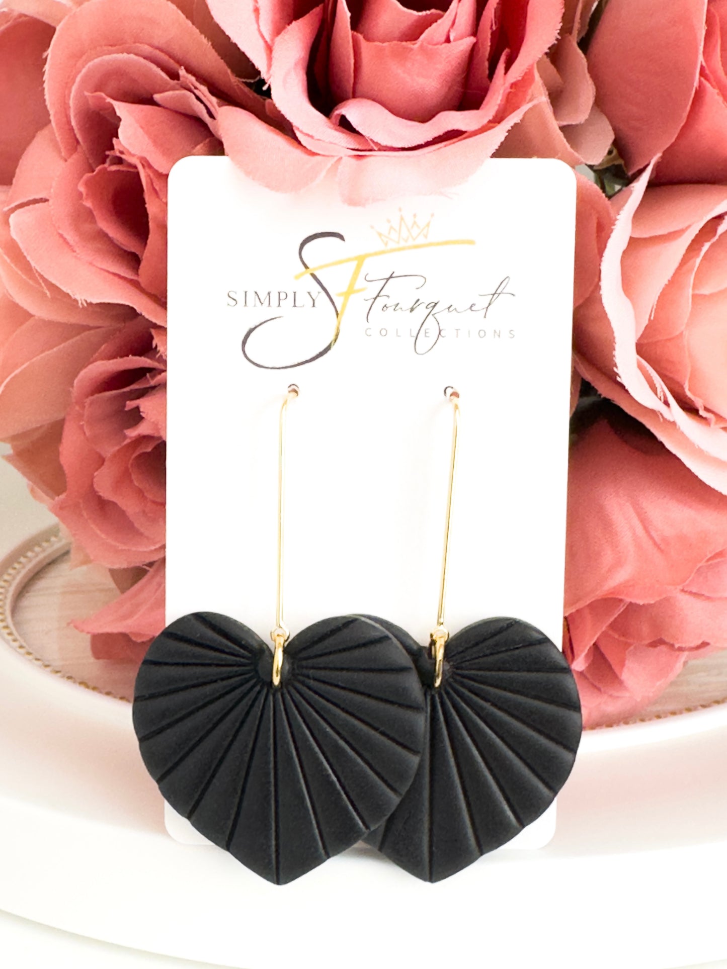 Heart Earrings (Multiple Colors)
