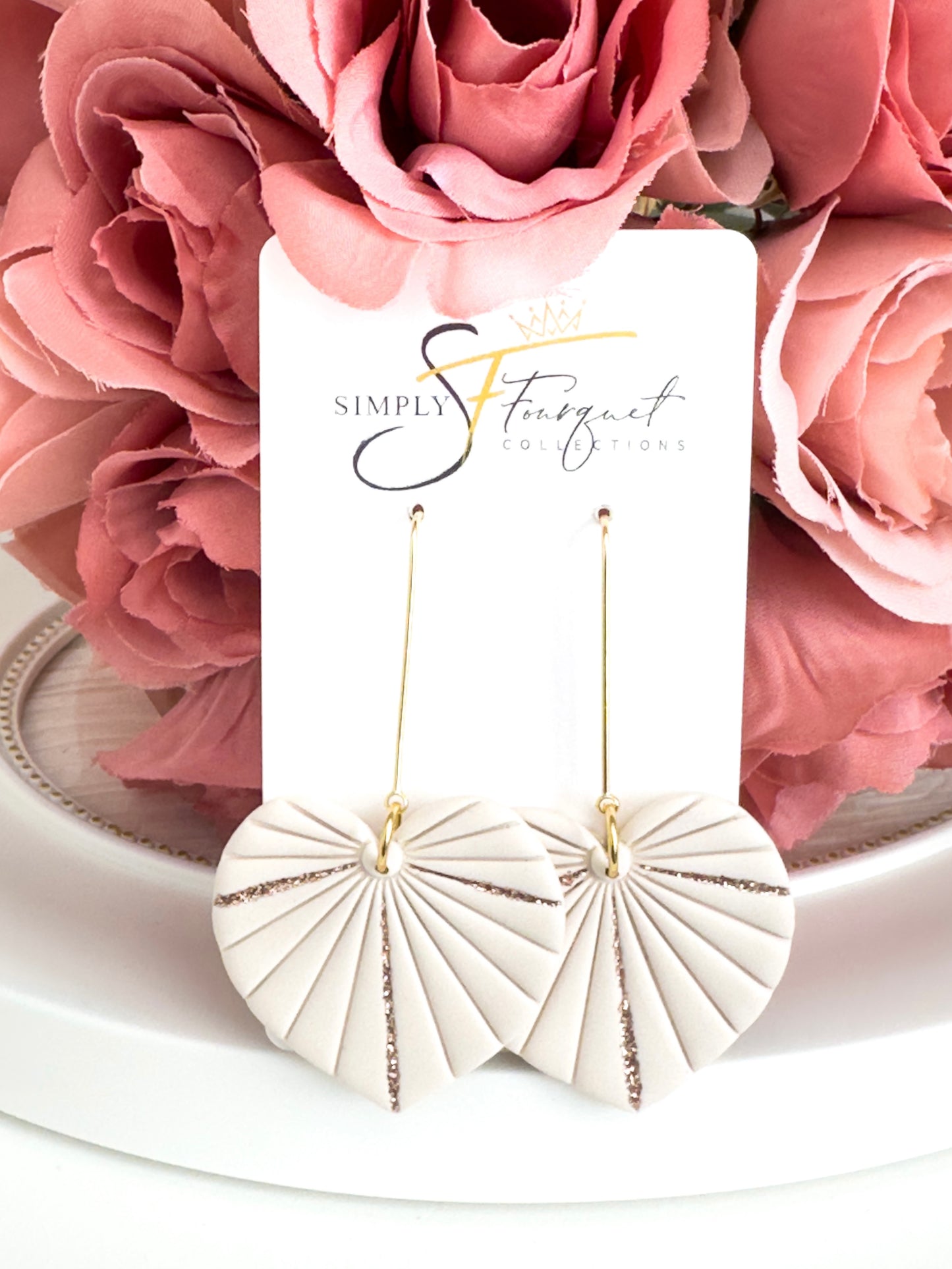 Heart Earrings (Multiple Colors)