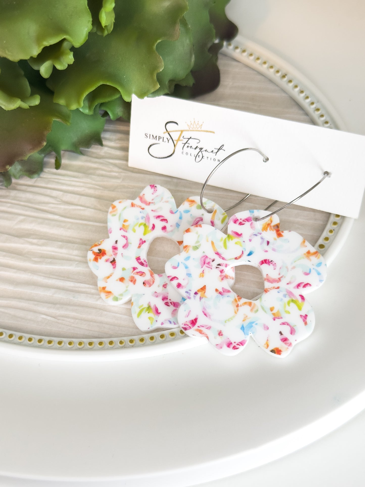 Simply Boho Flower Earrings