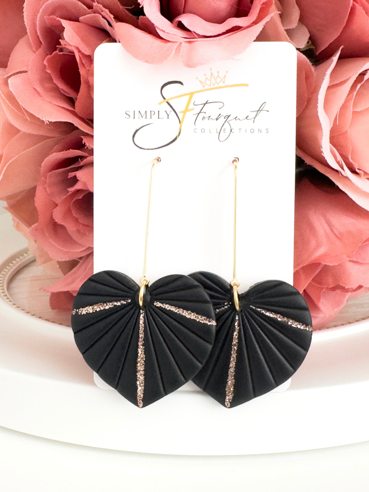 Heart Earrings (Multiple Colors)