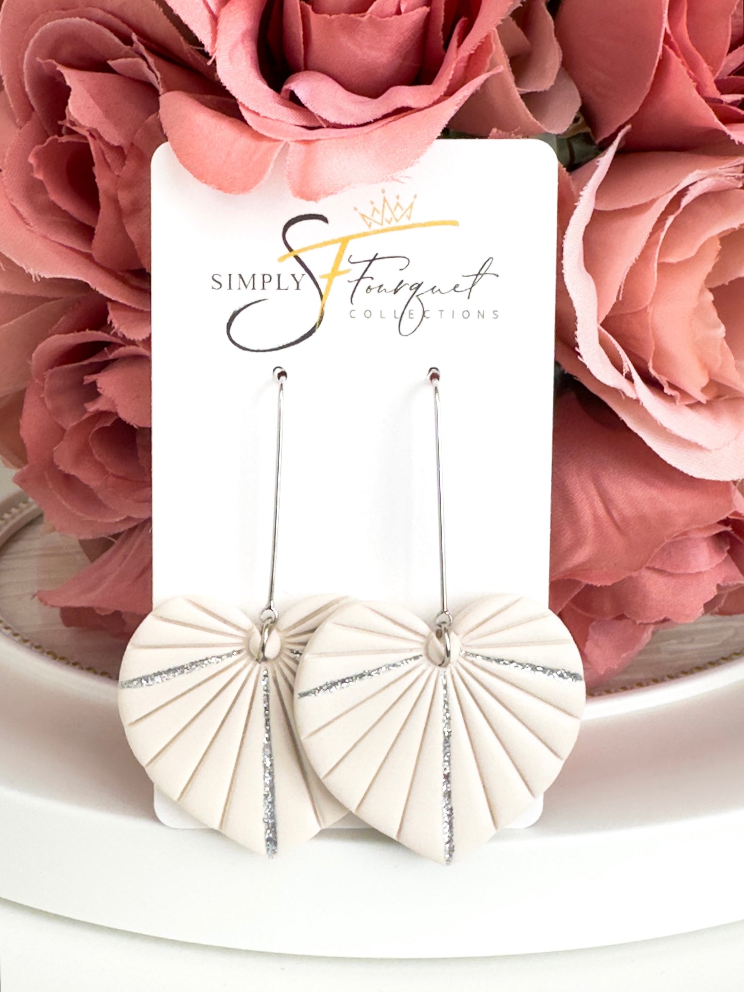 Heart Earrings (Multiple Colors)