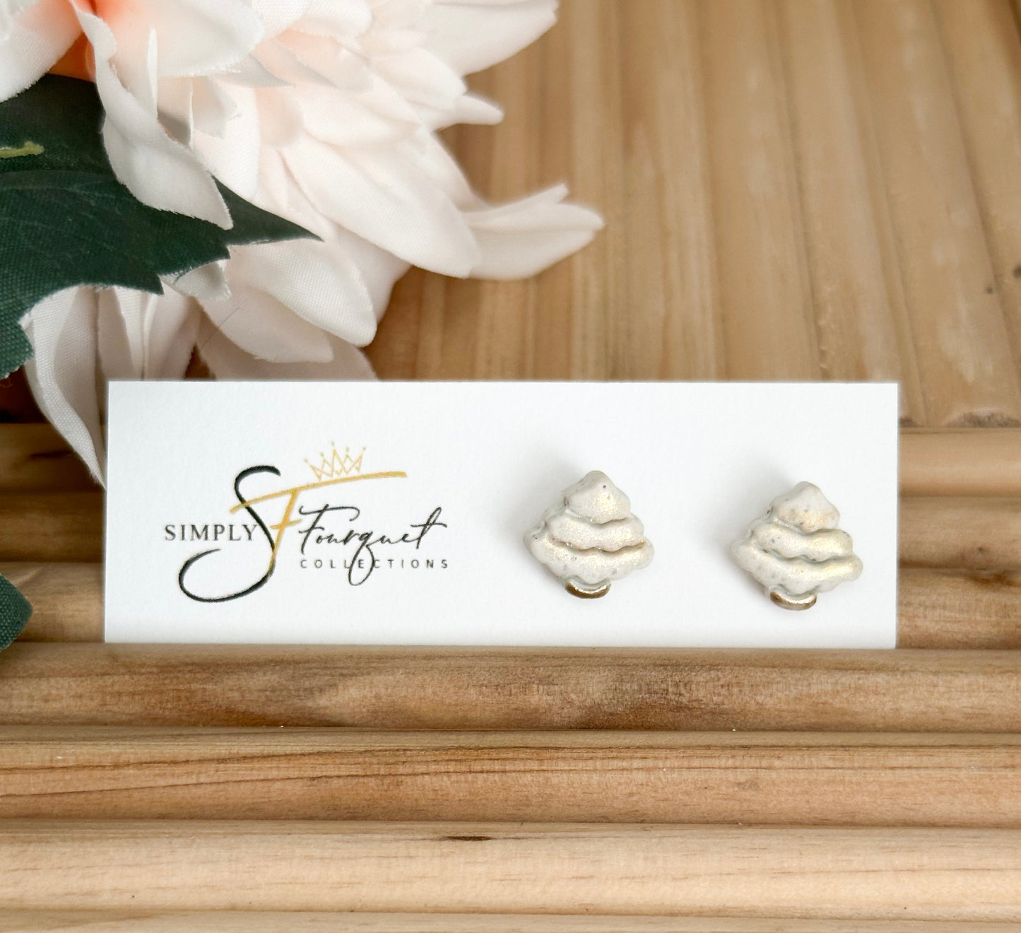 Simply Christmas Tree Studs