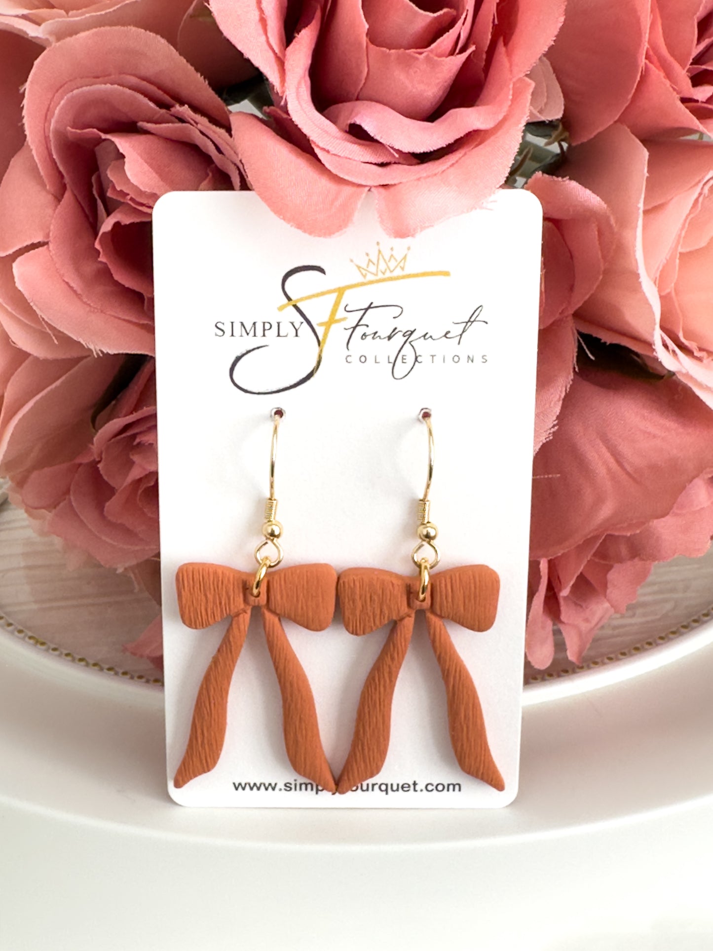 Girly Bow Earrings (Multiple Colors)