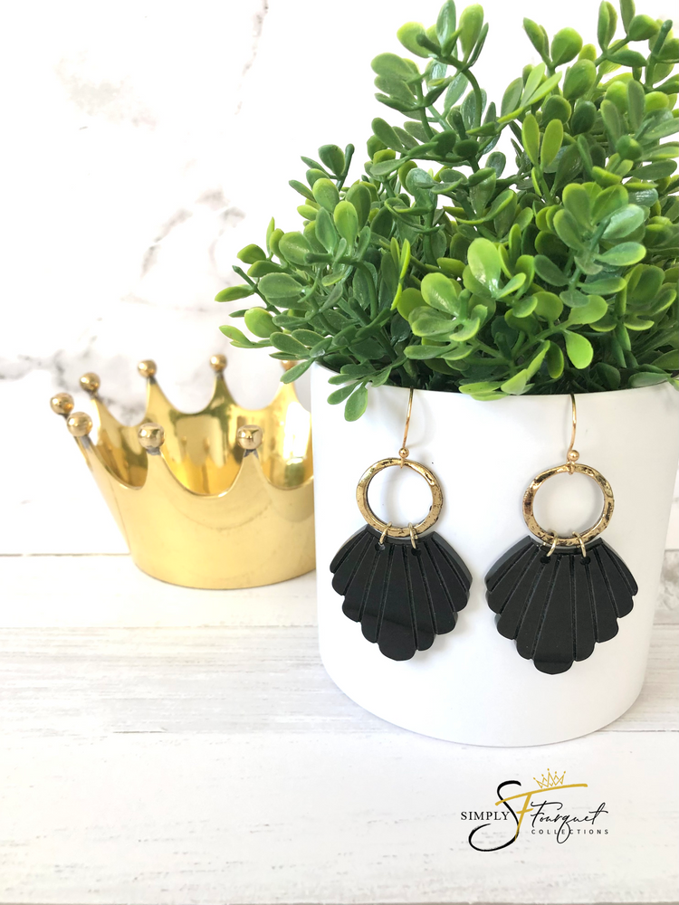 Scalloped Shell Earrings