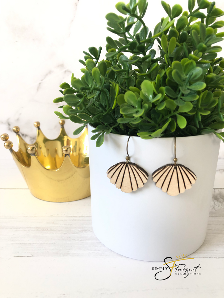 Scalloped Shell Earrings