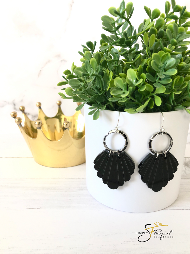Scalloped Shell Earrings