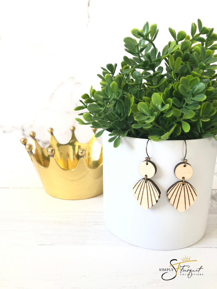 Scalloped Shell Earrings