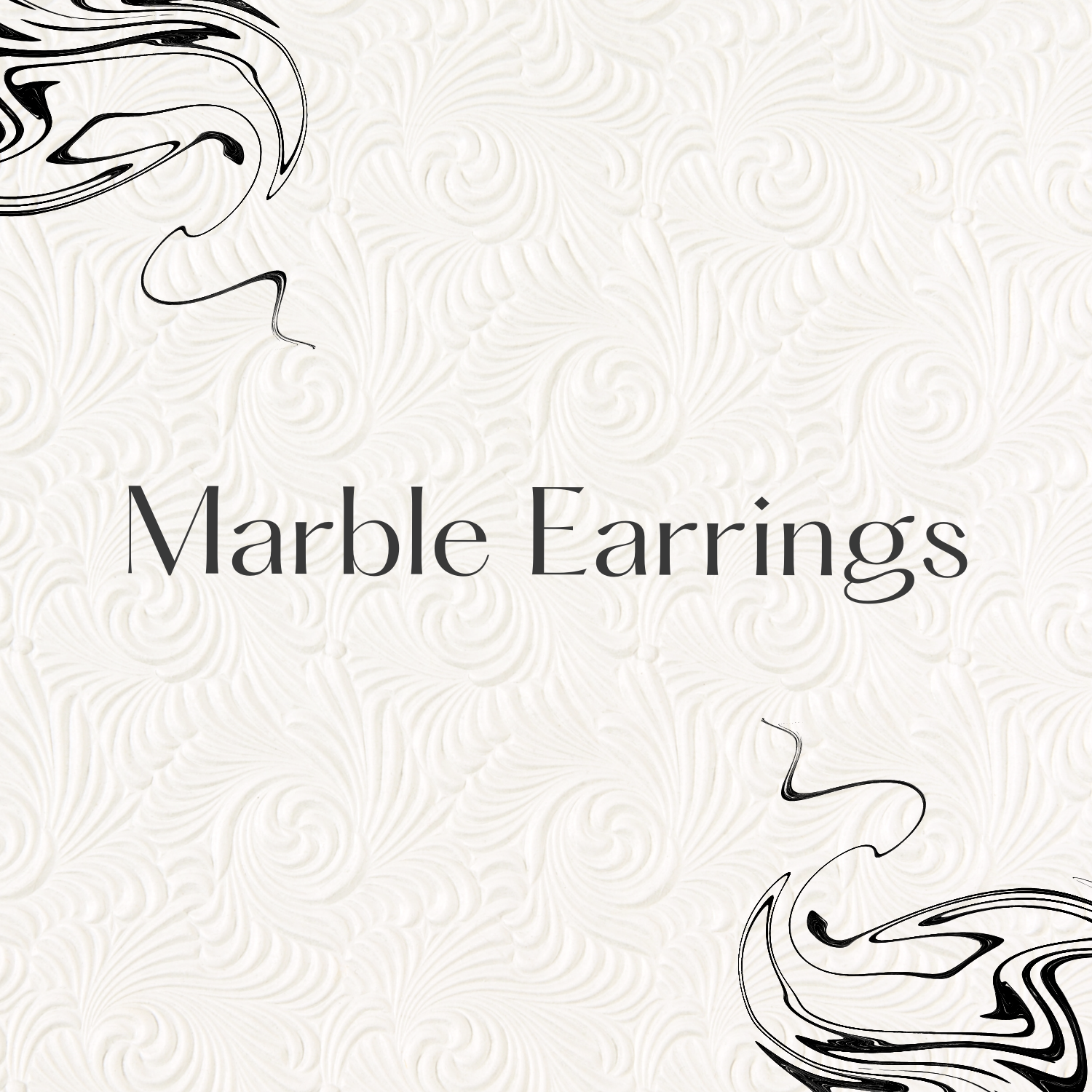 Marble Earrings