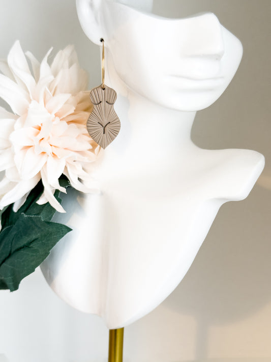 Simply Textured Feminine Earrings