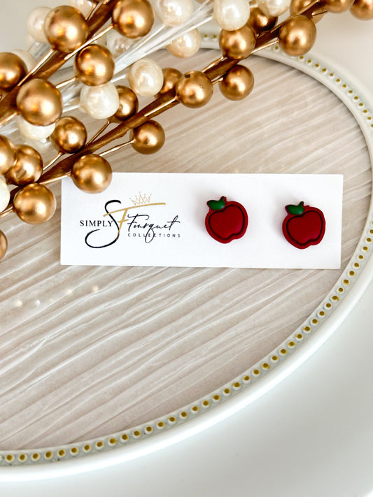 Simply Teacher Apple (Studs)