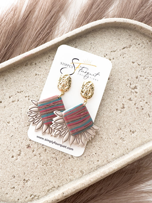 Simply Leaf Fringe Earrings