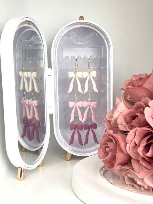 Girly Bow Earrings (Multiple Colors)