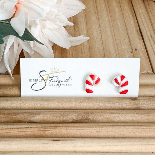 Simply Candy Cane Stud