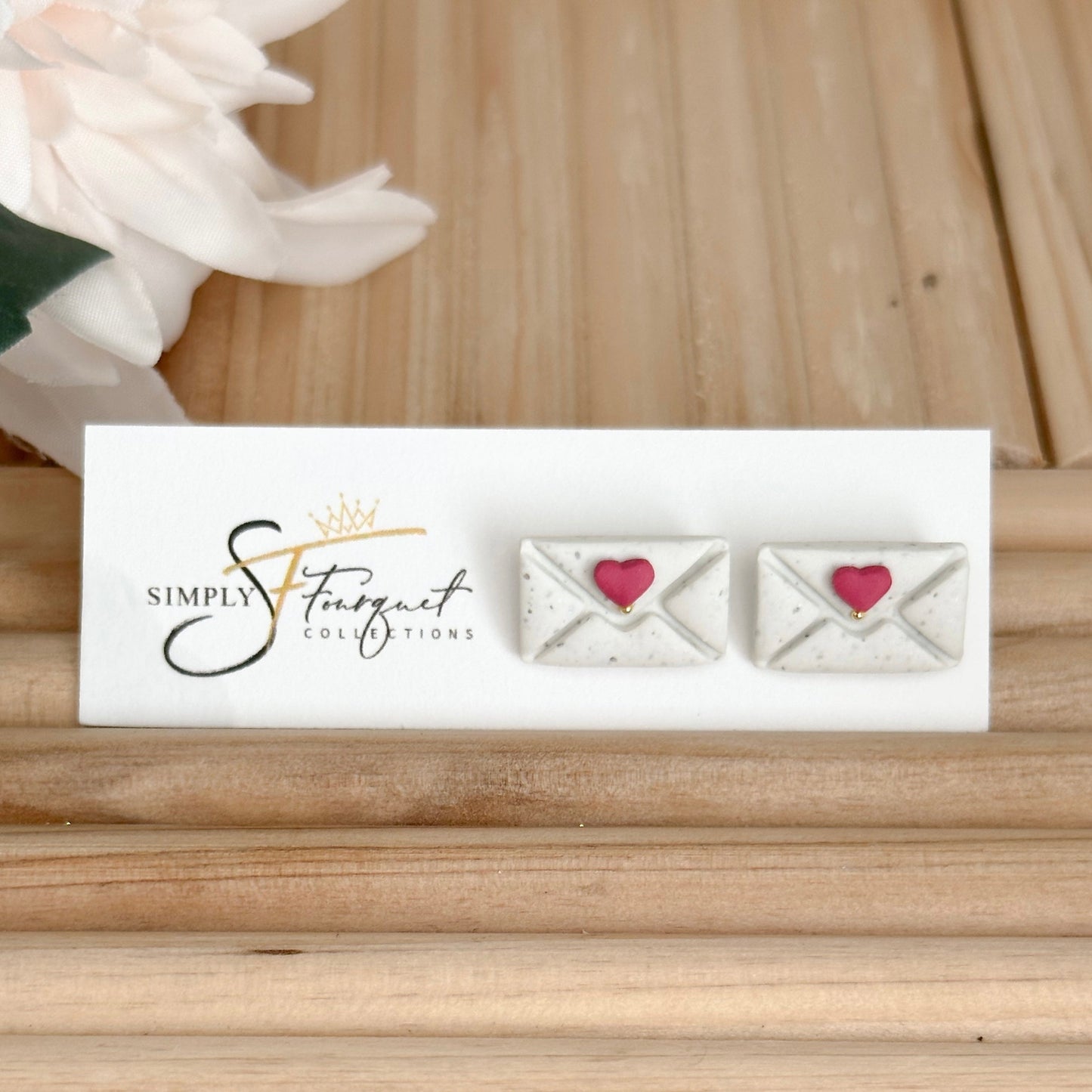 Simply Love Letter Studs