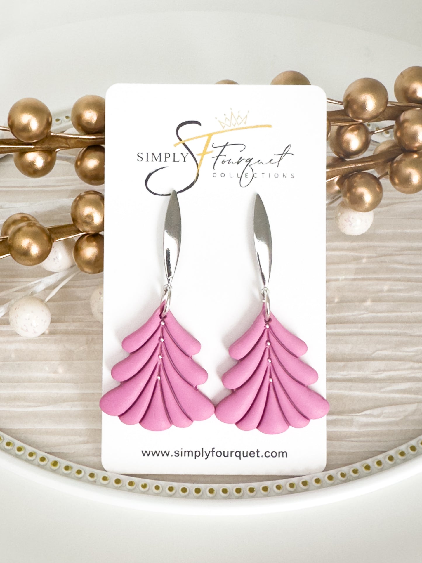 Joyful Christmas Tree (Pink)