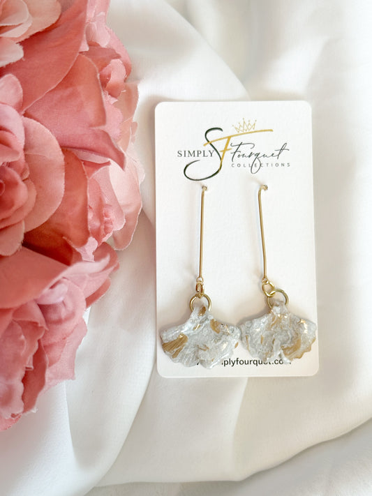 Simply Gold Marble Ginkgo Leaf