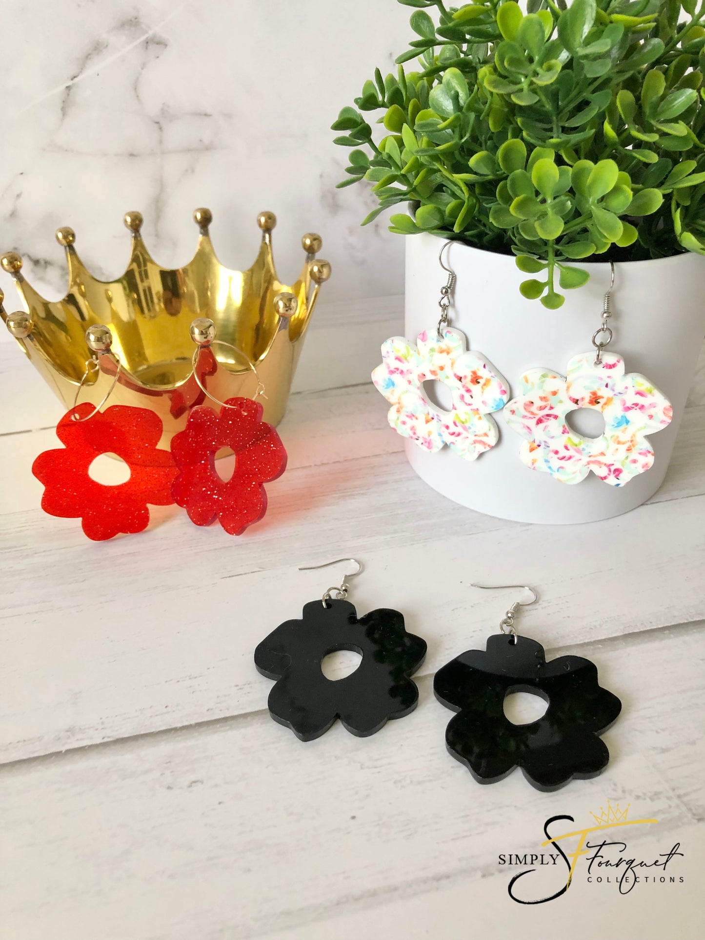 Simply Boho Flower Earrings